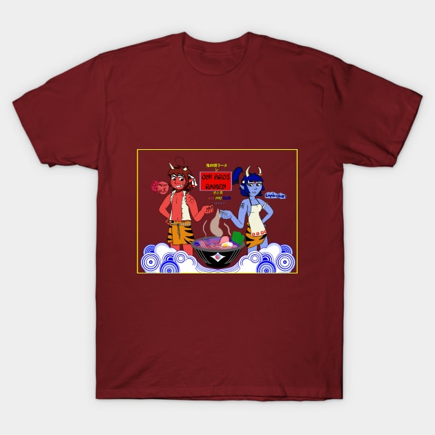 Oni Bros Ramen T-Shirt by VixenwithStripes